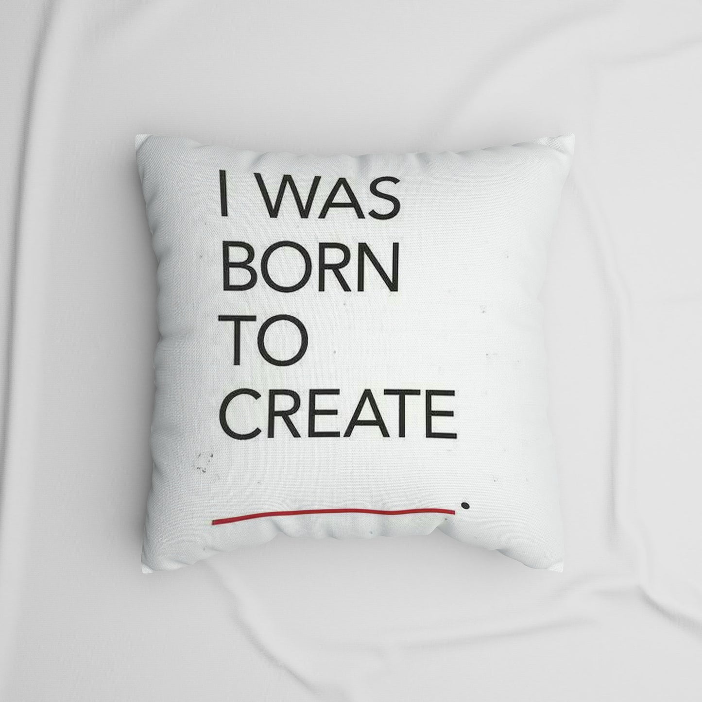 Born qoutes englisgh Velvet Cushion