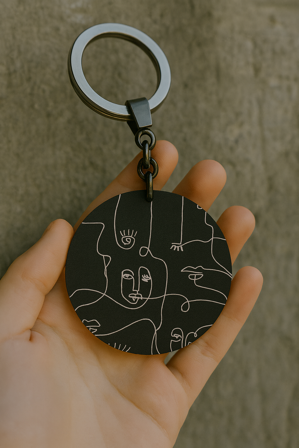 Garden Motifs Pattern Keychains