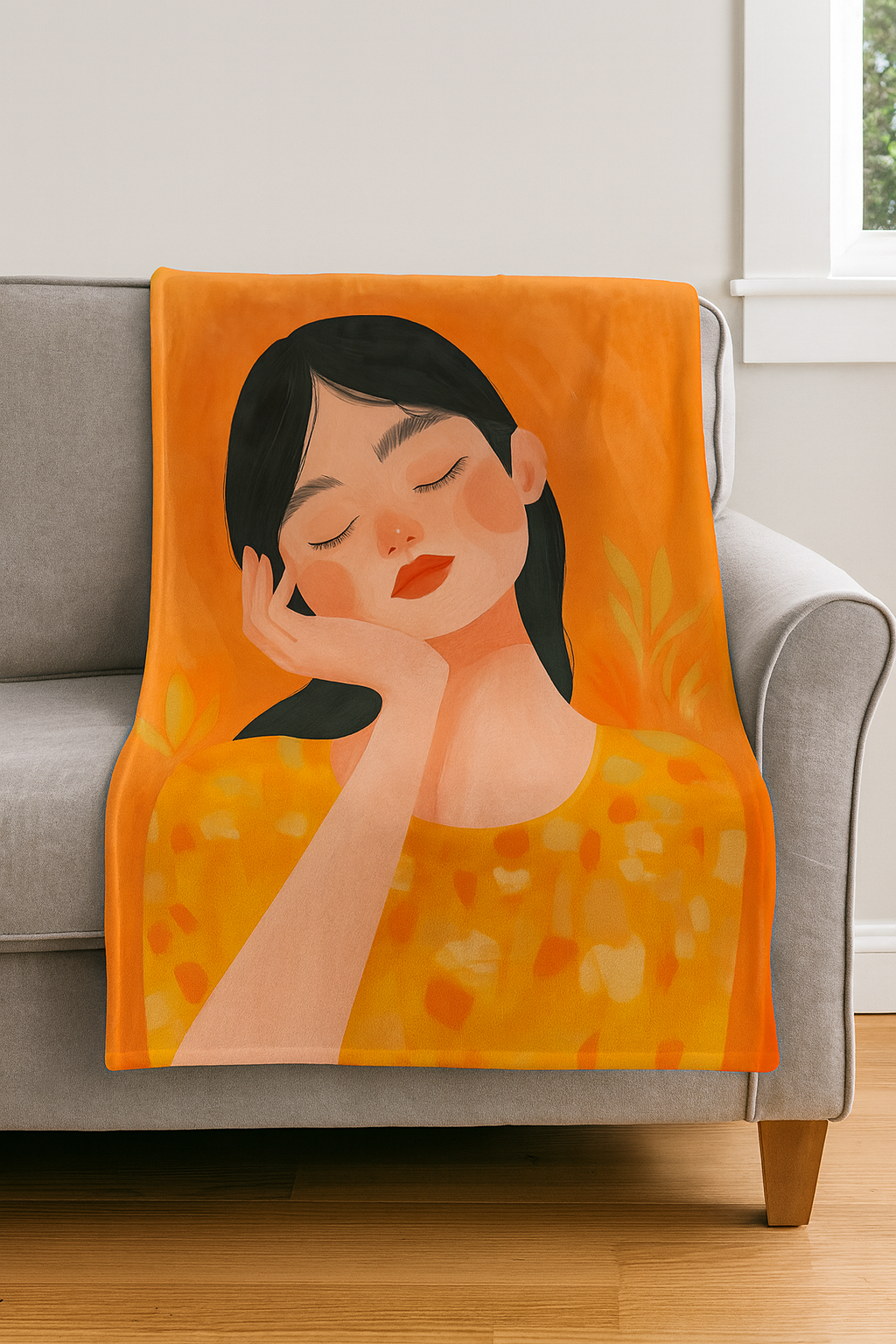 Botanic Bliss Girls Premium Throw Blanket
