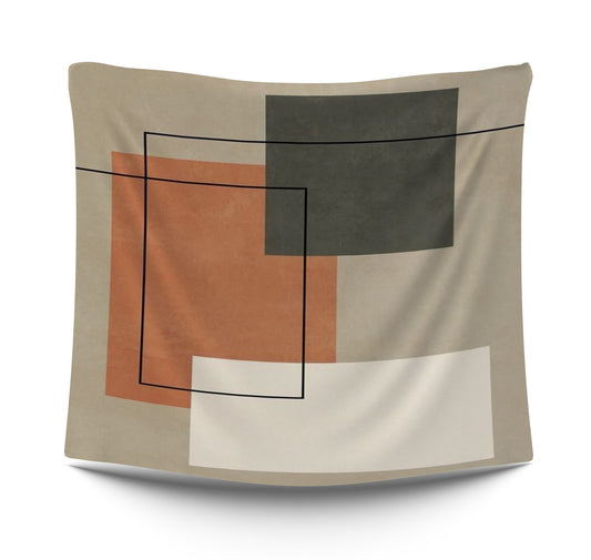 abstract Rectangle neutral abstract art typistry