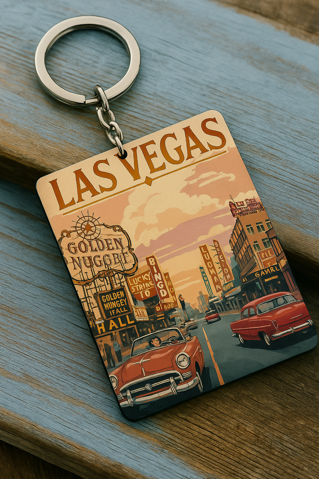 Los los angeles Travel Keychains