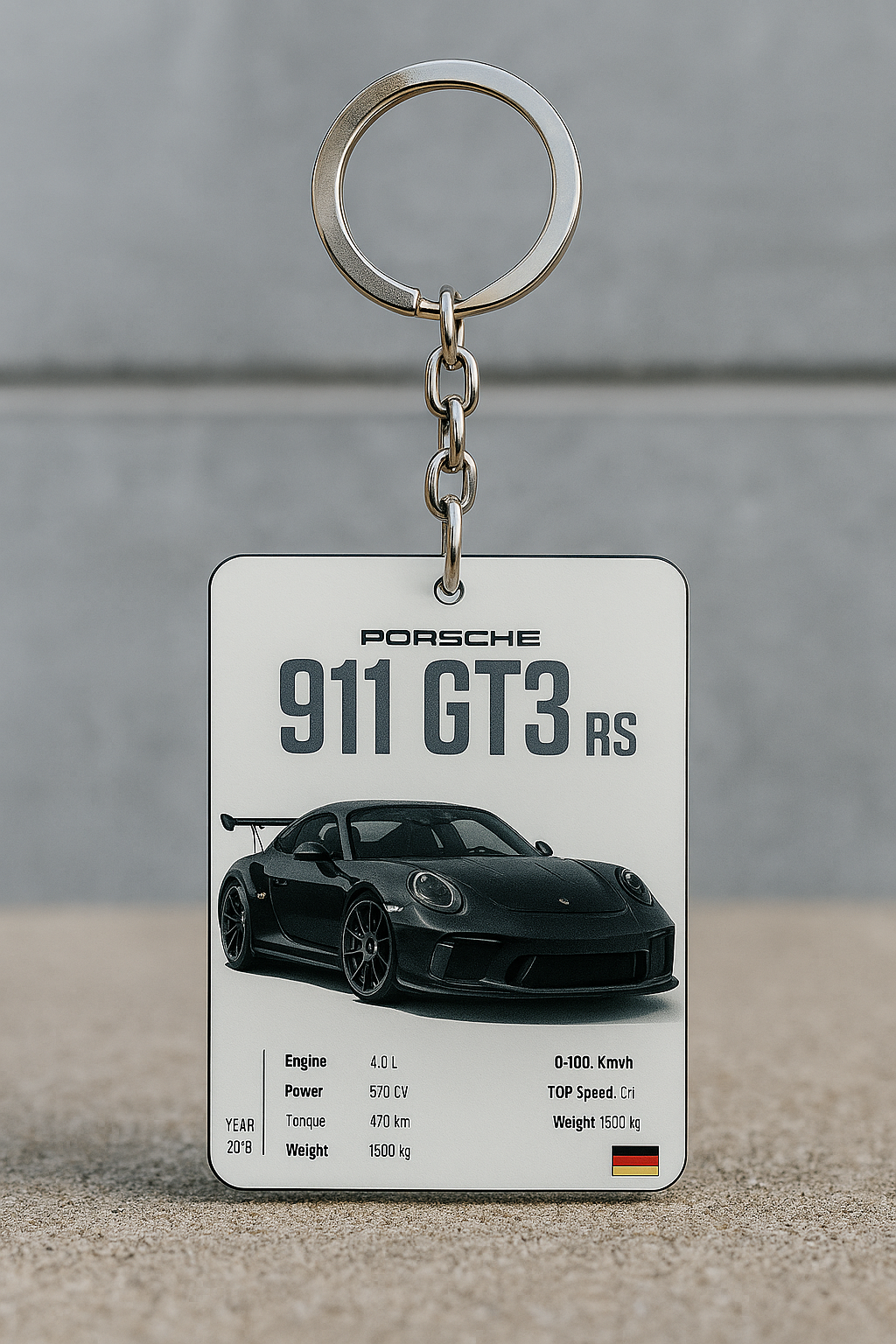 911 Gt3 Cars Keychains