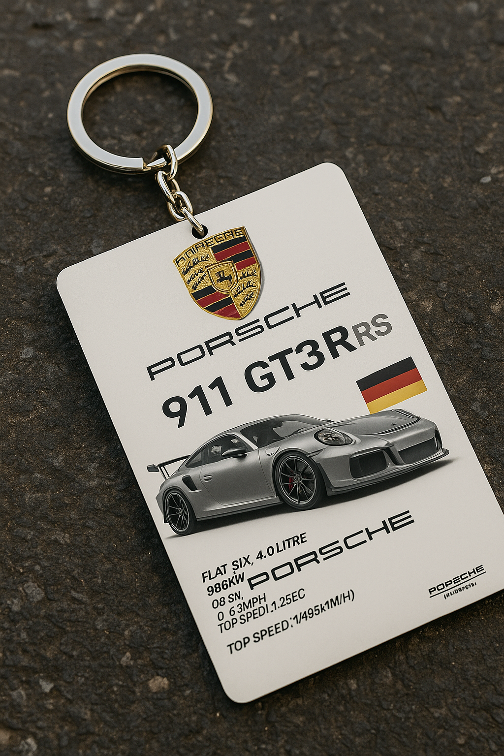 911 Gt3 Cars Keychains