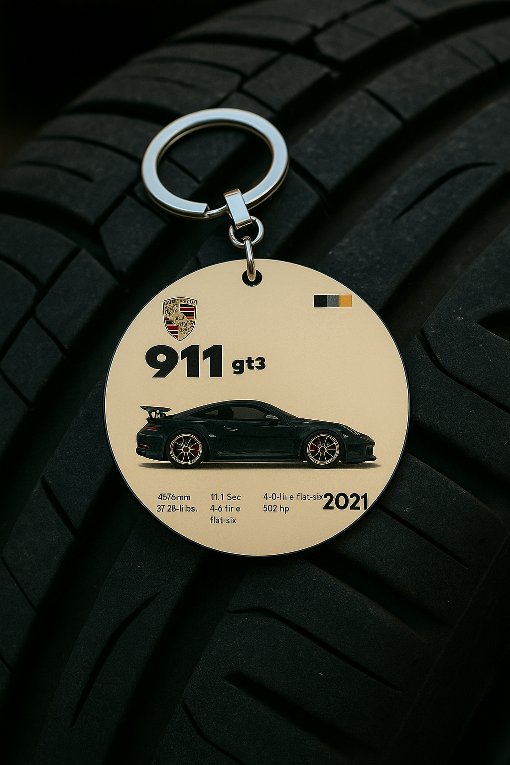 911 Gt3 Cars Keychains