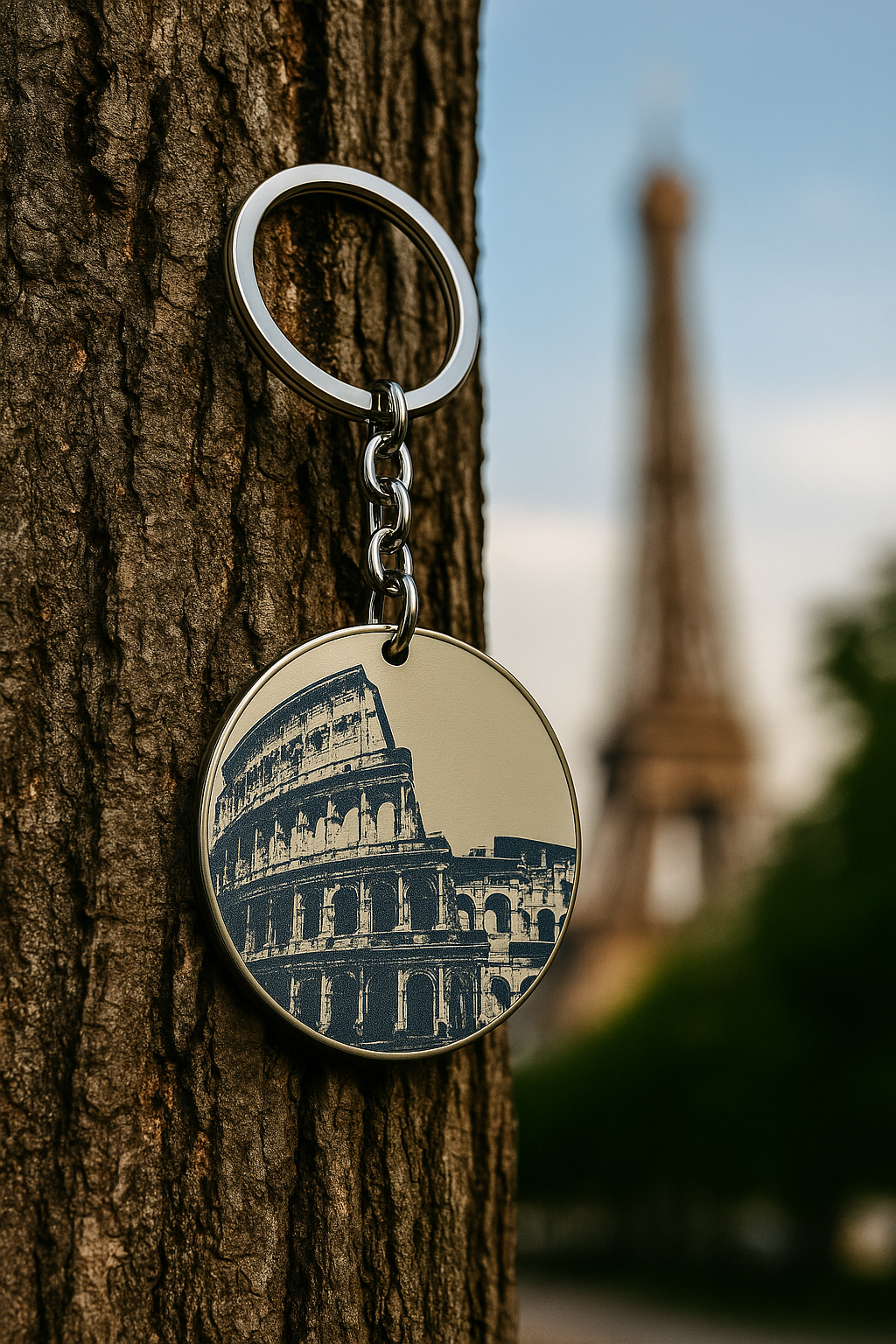 Roma Travel Keychains