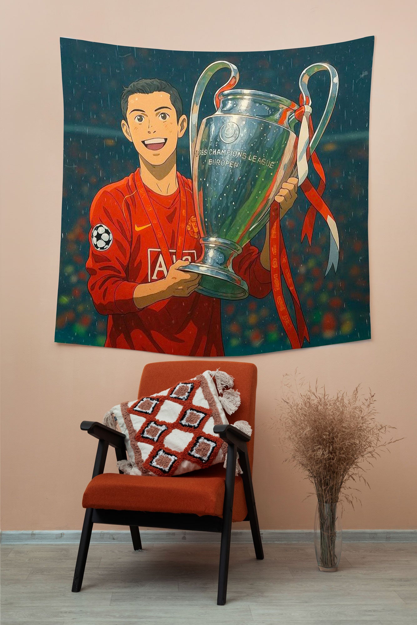 Cristiano Ronaldo Champions League football player typistry