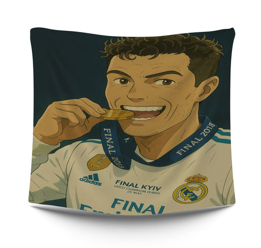 Cristiano Ronaldo Medal football player typistry