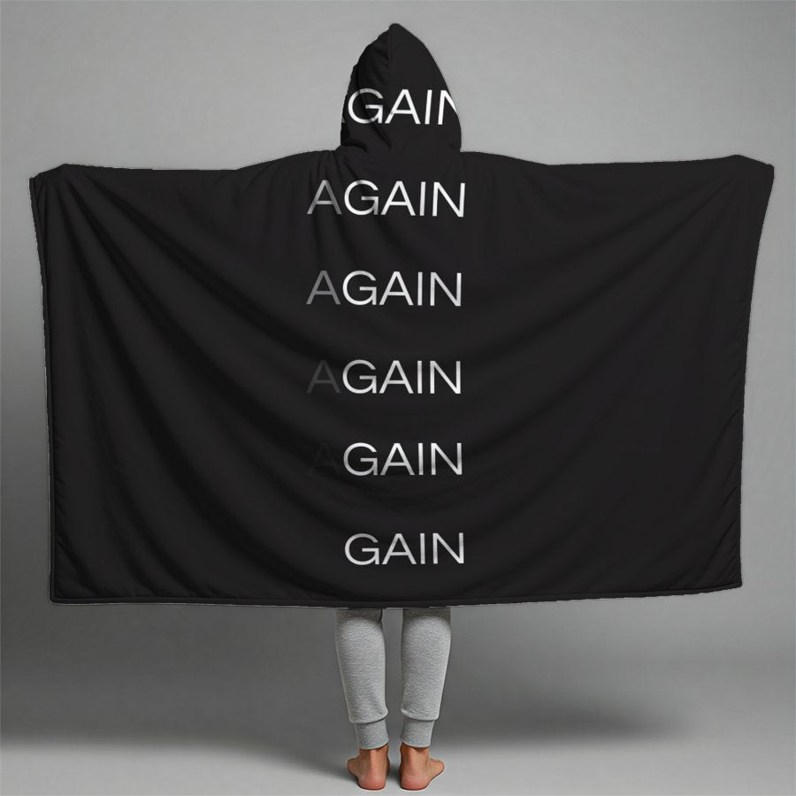 Again Premium Hooded Blanket