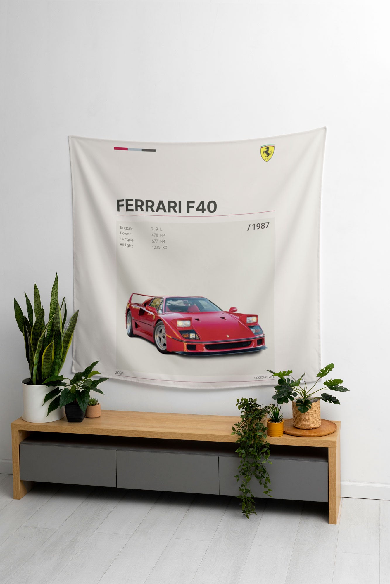 Ferrari-F40 Cars typistry