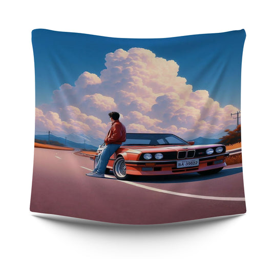 Man Car Rondom typistry