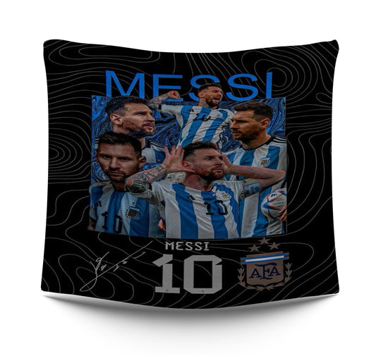 Argentina Messi football player typistry