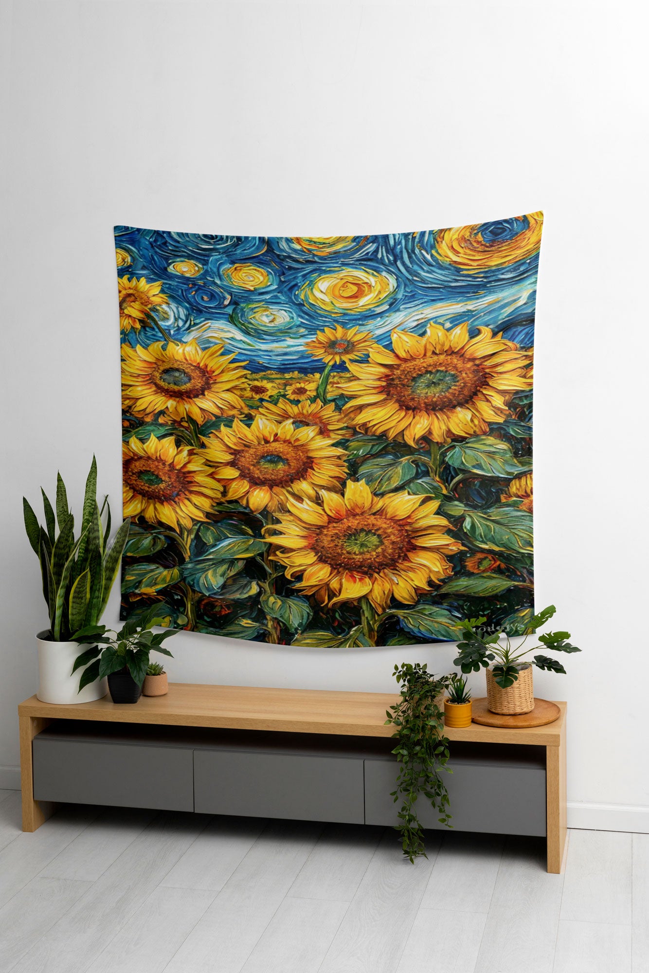 Sunflower art typistry