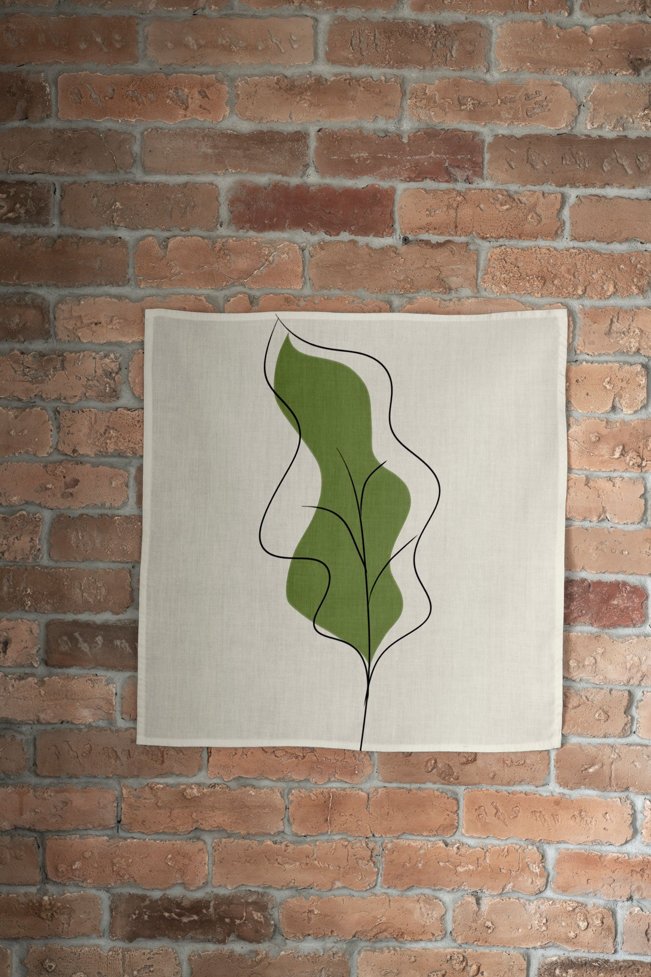 Tree Sleeve neutral abstract art typistry