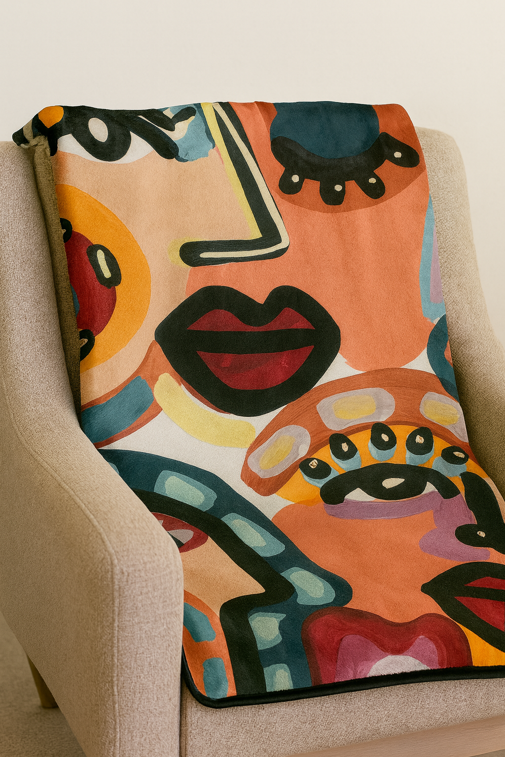 Repeat Harmony Pattern Premium Throw Blanket