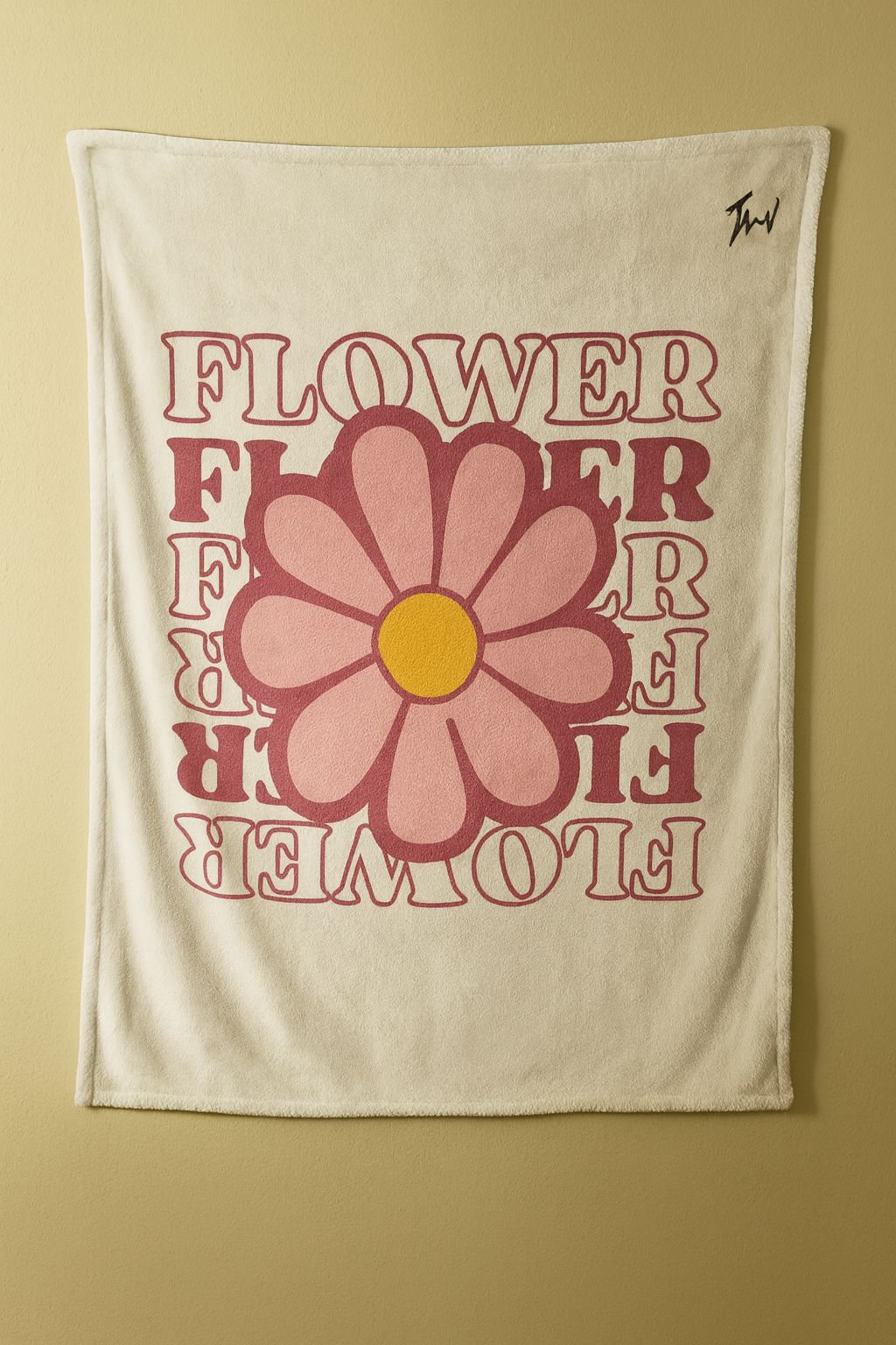 Bloom Essence Flower Premium Throw Blanket