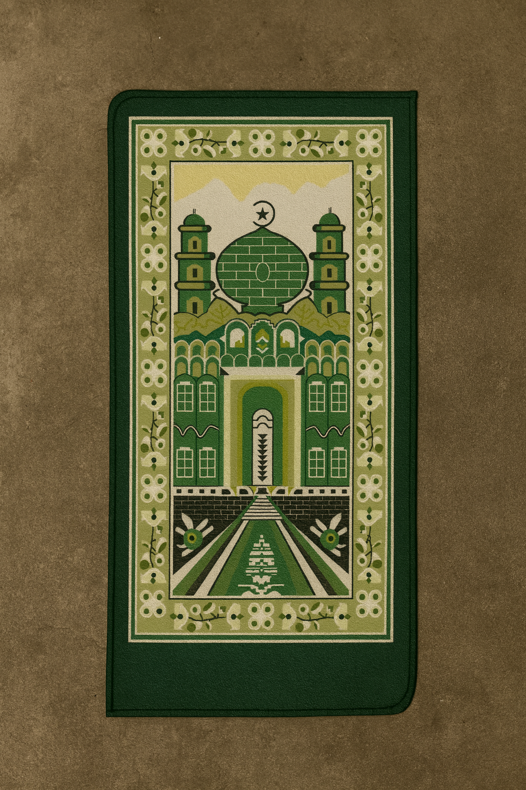 Noor Sajjadah Premium Velvet Prayer Mat