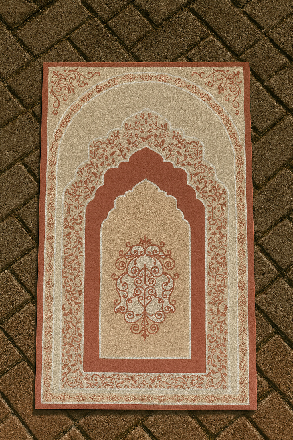 Velvet Qibla Premium Velvet Prayer Mat