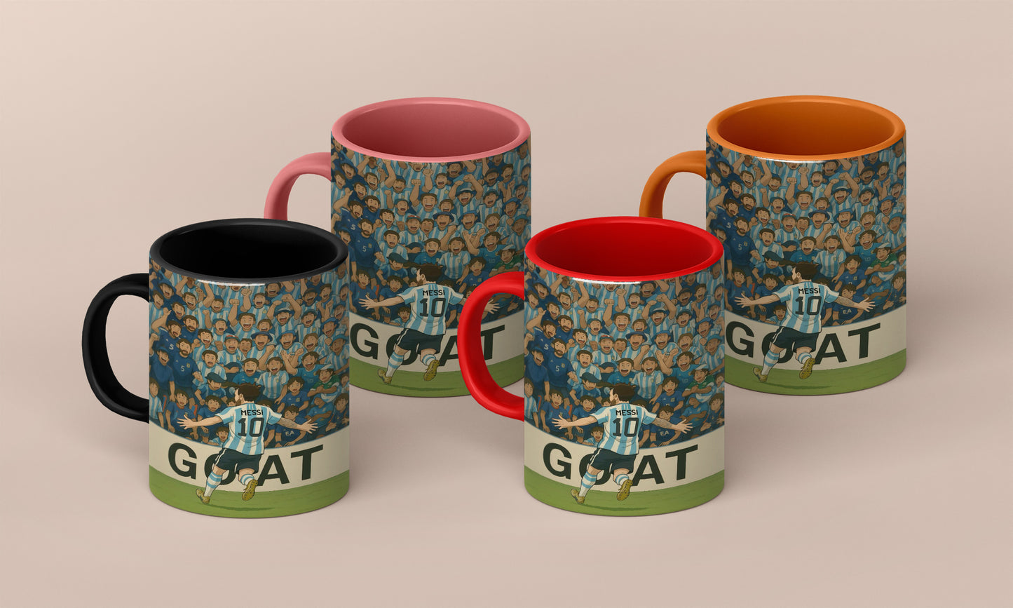 Messi Goat football player Mug