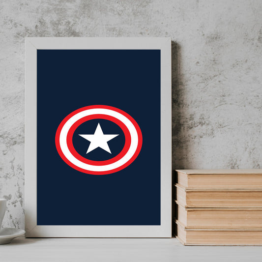 Captain America Superhero posters Frame