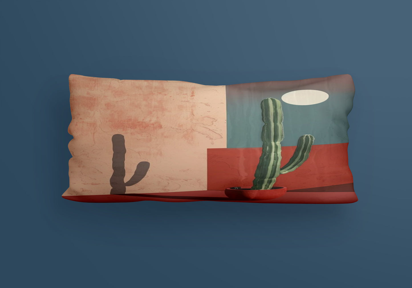 palm tree neutral abstract art Velvet Cushion