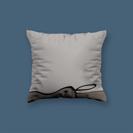 Saber minimal arabic quotes Velvet Cushion