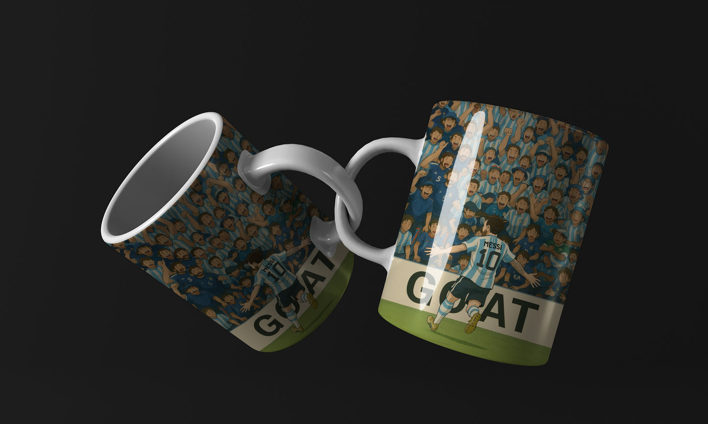 Messi Goat football player Mug