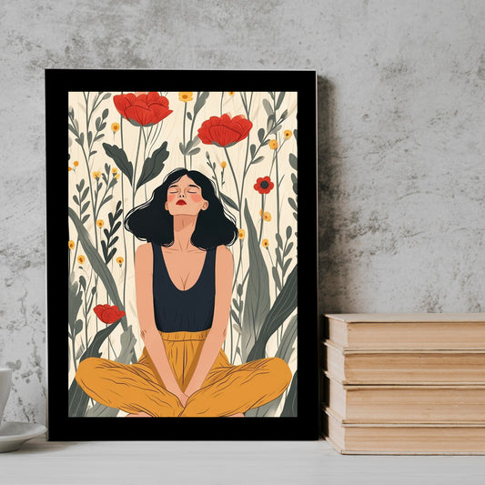 Yoga Tree girl Frame