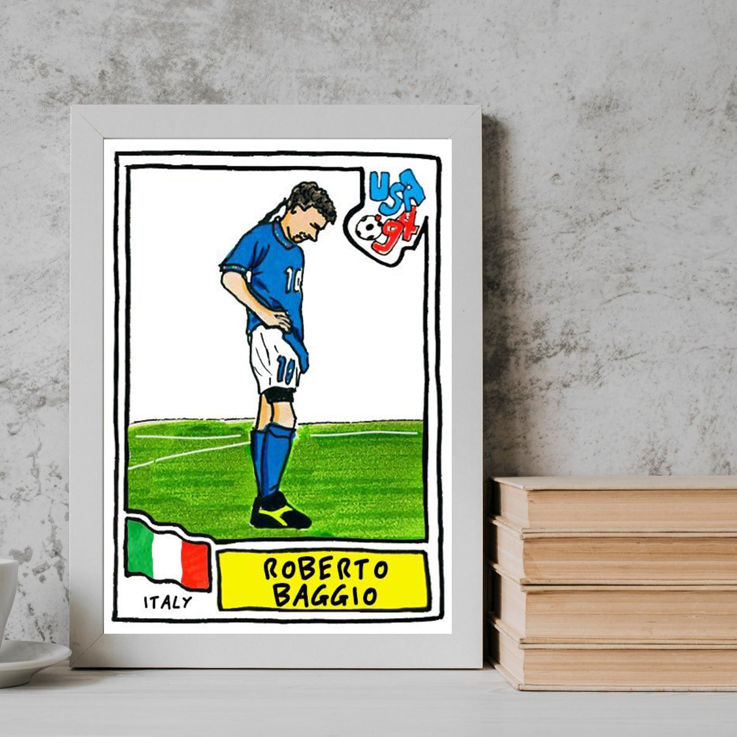 Roberto Baggio football player Frame
