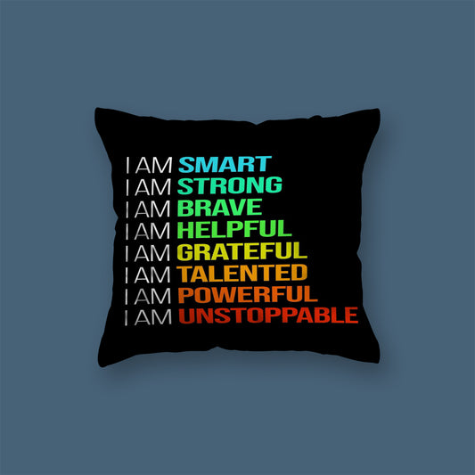 Smart qoutes englisgh Velvet Cushion