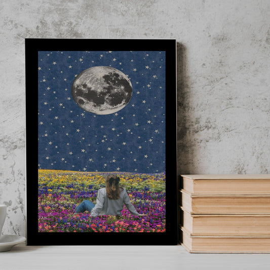 Girl Moon girl Frame