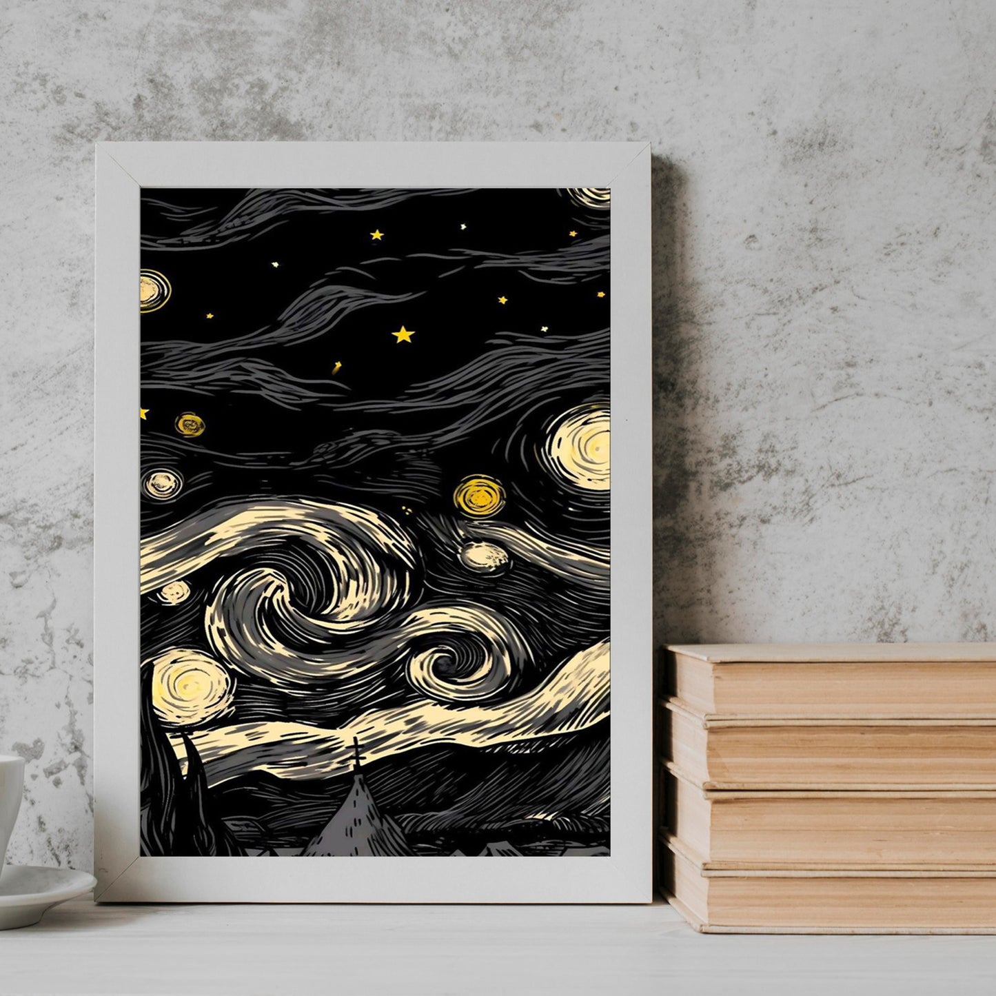 starry night Art Frame