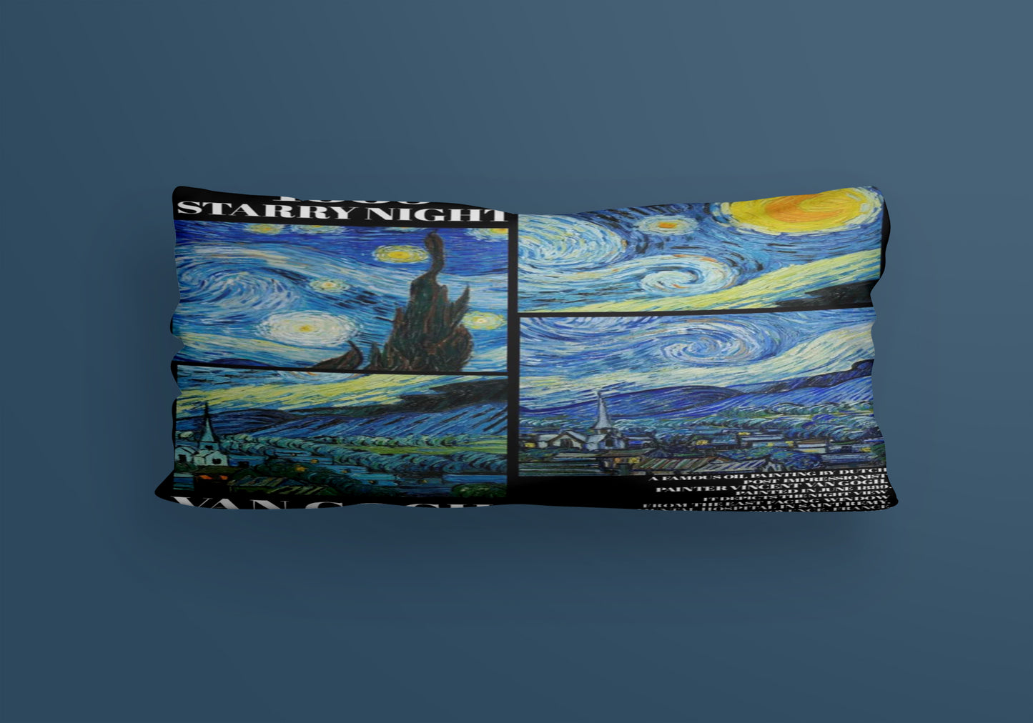 Starry Night Art Velvet Cushion