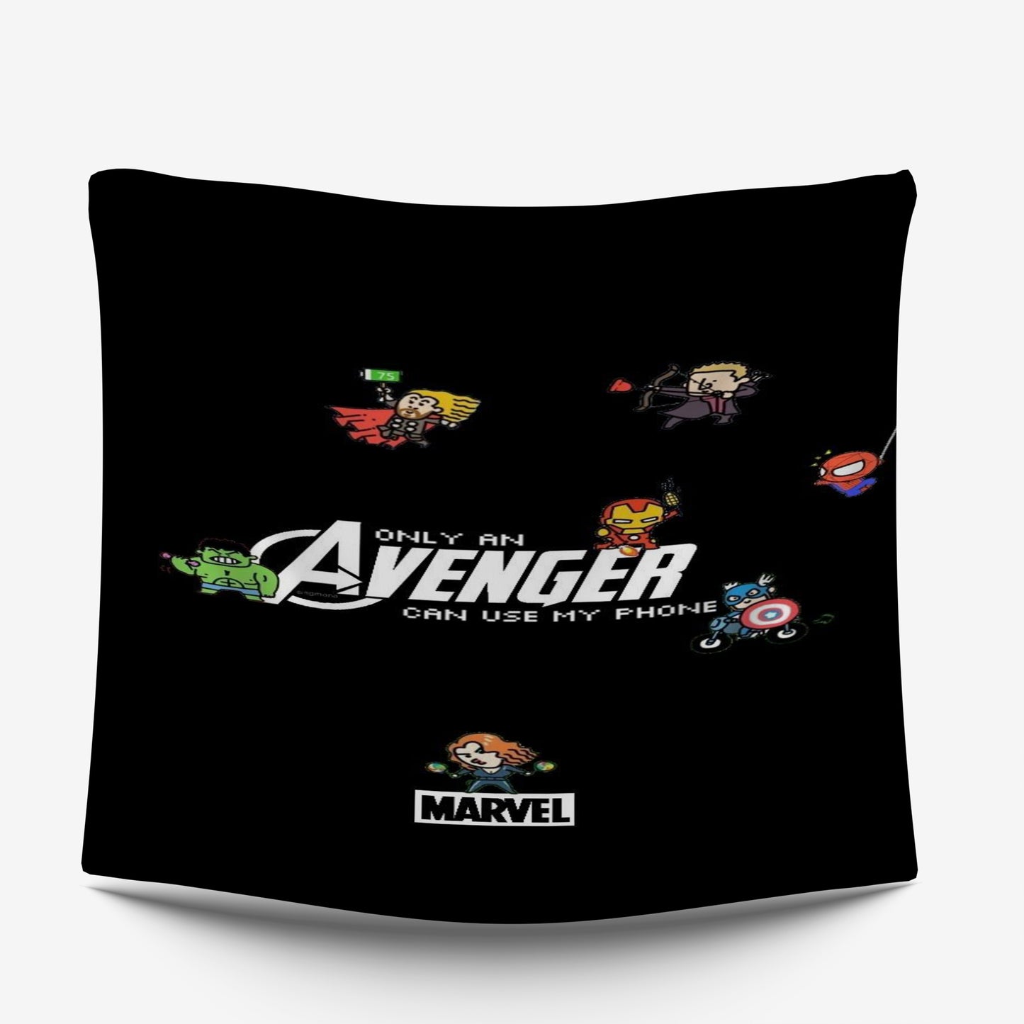Avengers Blue Superhero typistry