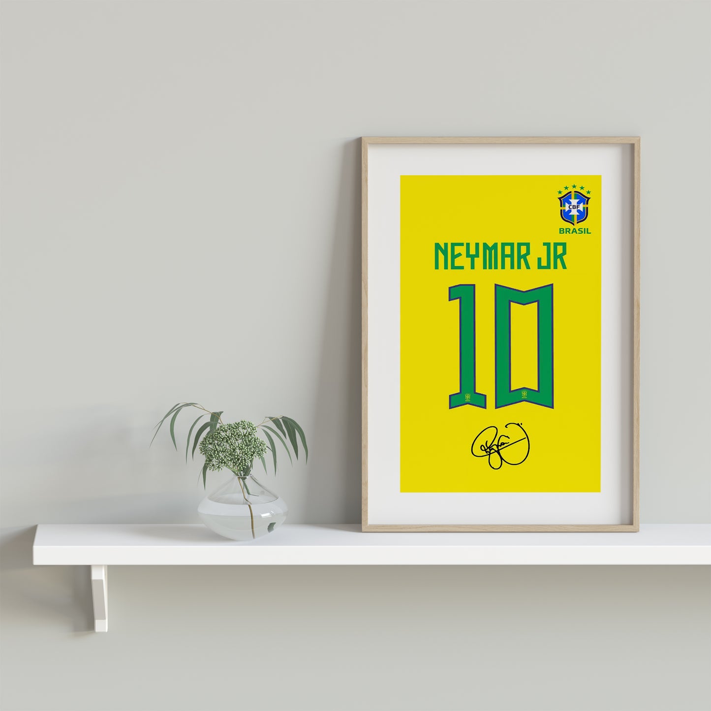 Neymar football player Frame