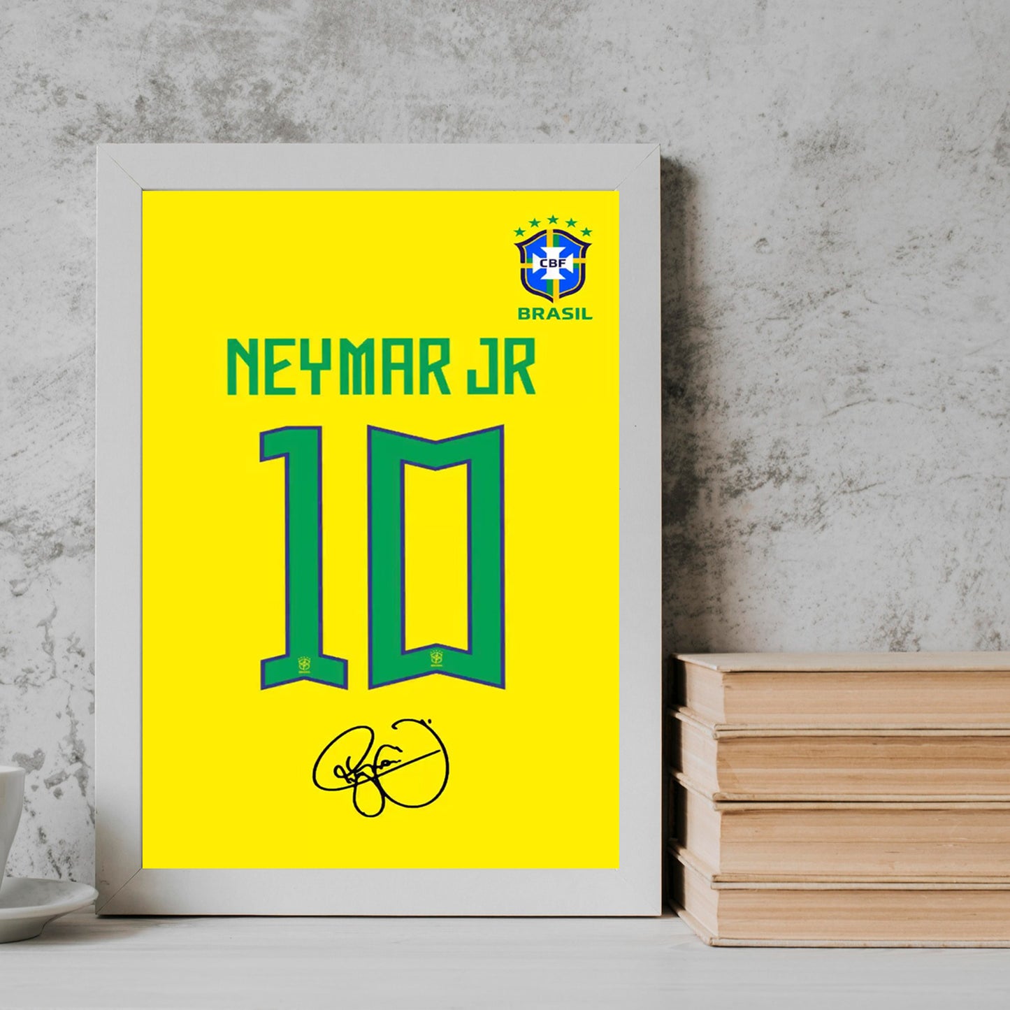 Neymar football player Frame