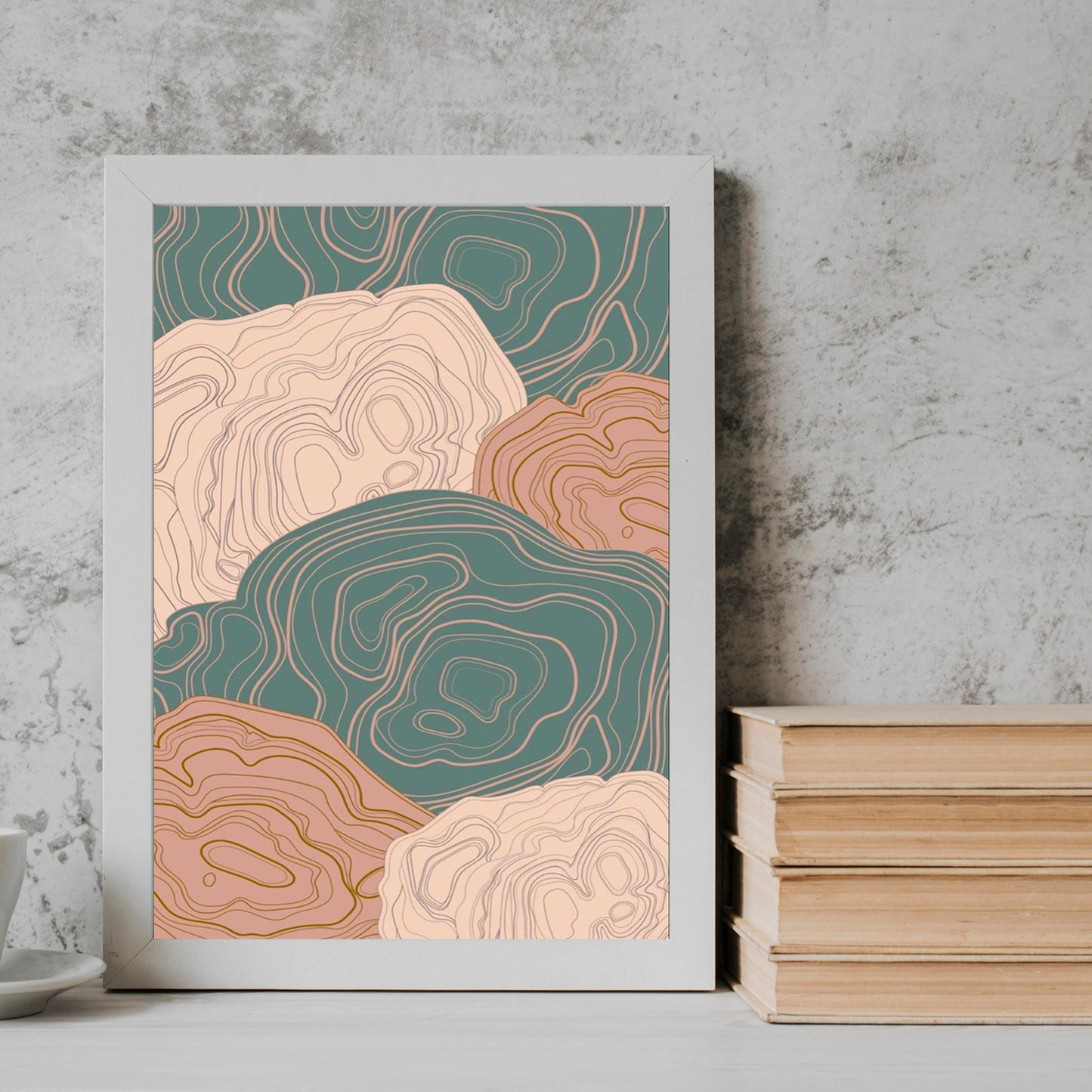Pattern neutral abstract art Frame