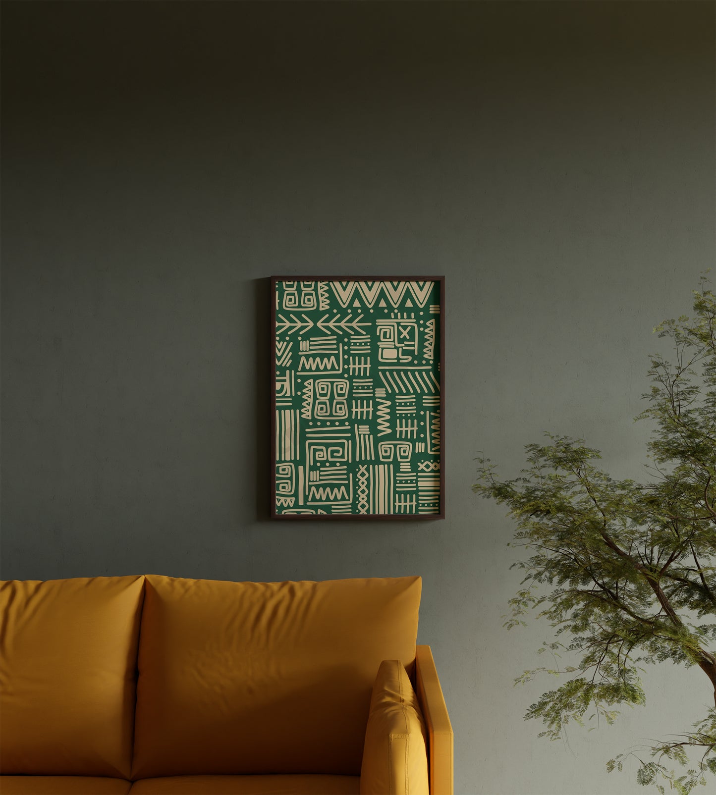Bloom & Repeat Pattern posters Frame