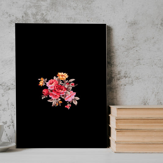 Flower Black Flower Frame