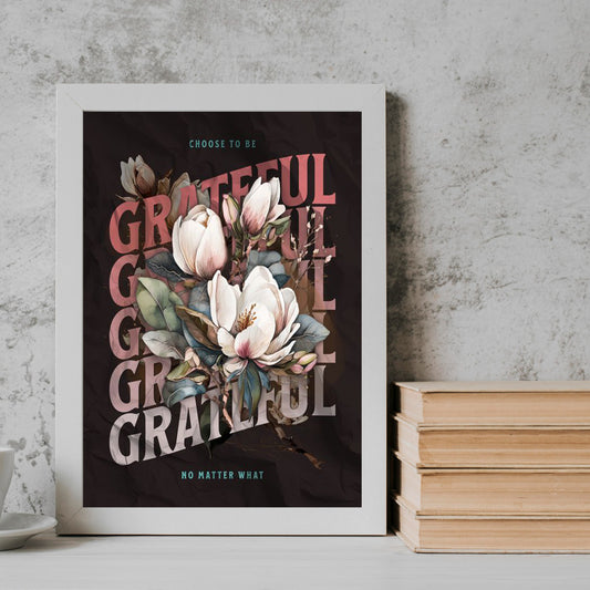 Gratffull Flower Frame