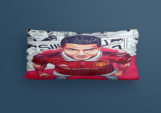 Ronaldo Manchester United football player Velvet Cushion