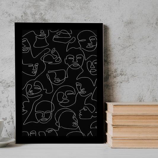 Nature’s Grid Pattern posters Frame