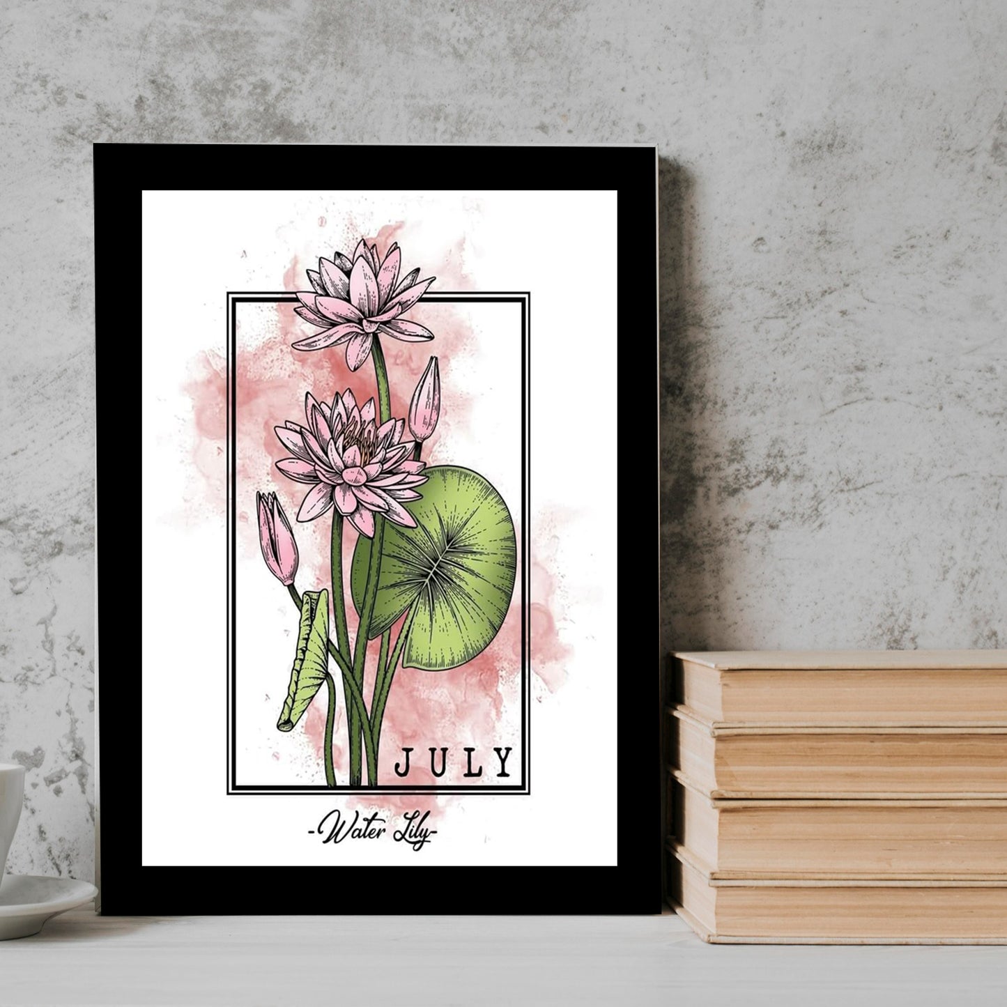 July Flower Frame