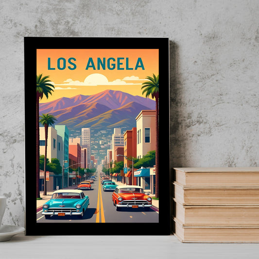 Los Angela Travel Frame