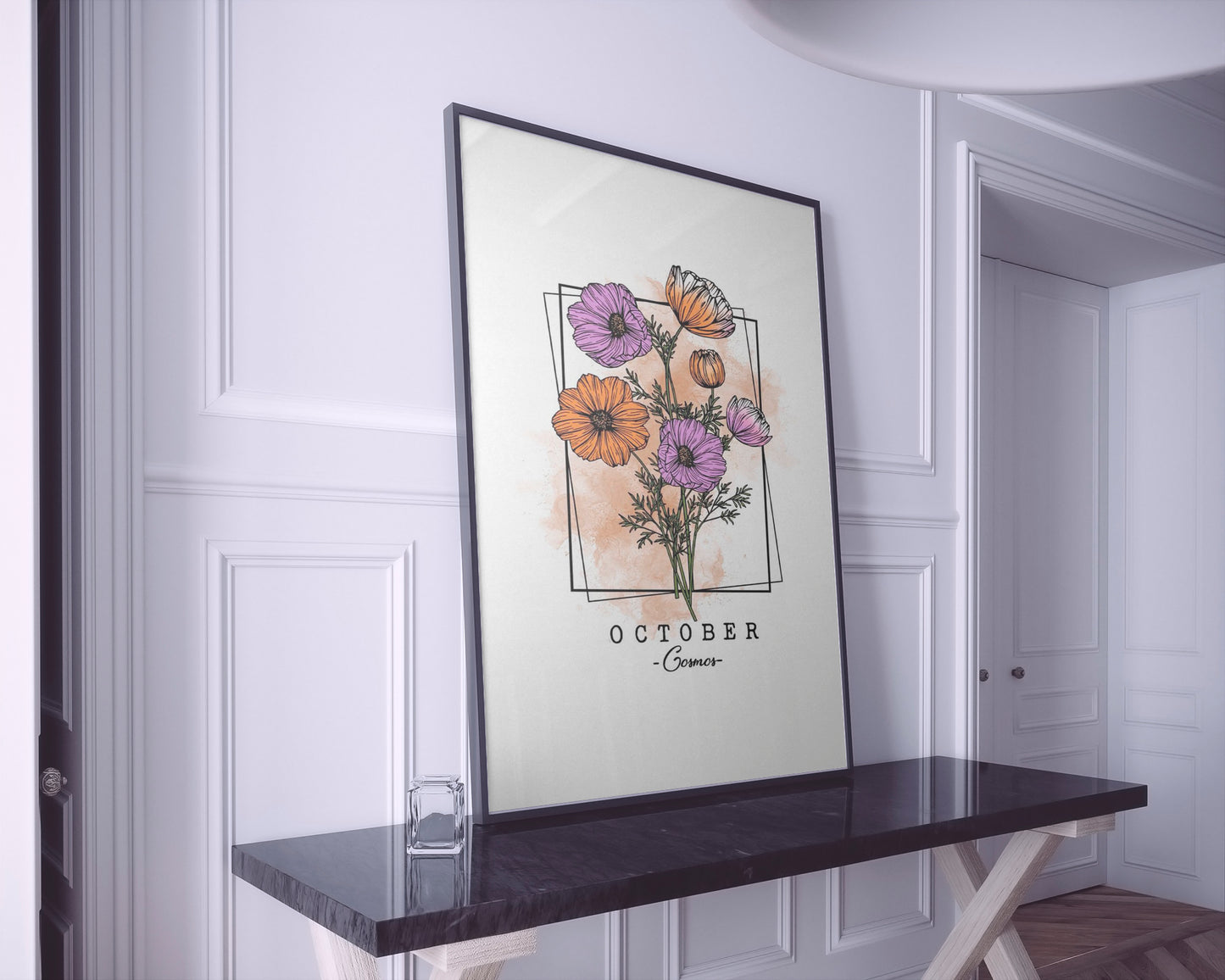 October Flower Frame