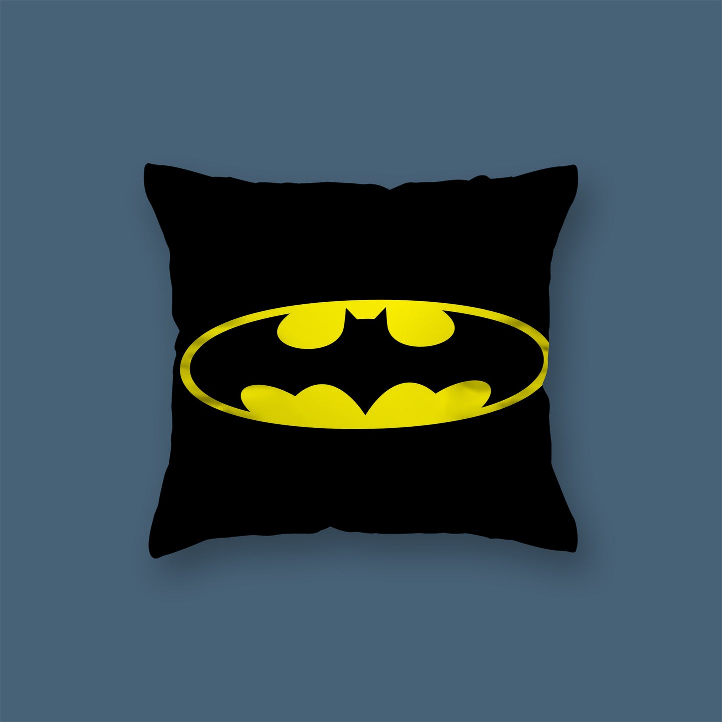 Batman Logo Superhero Velvet Cushion