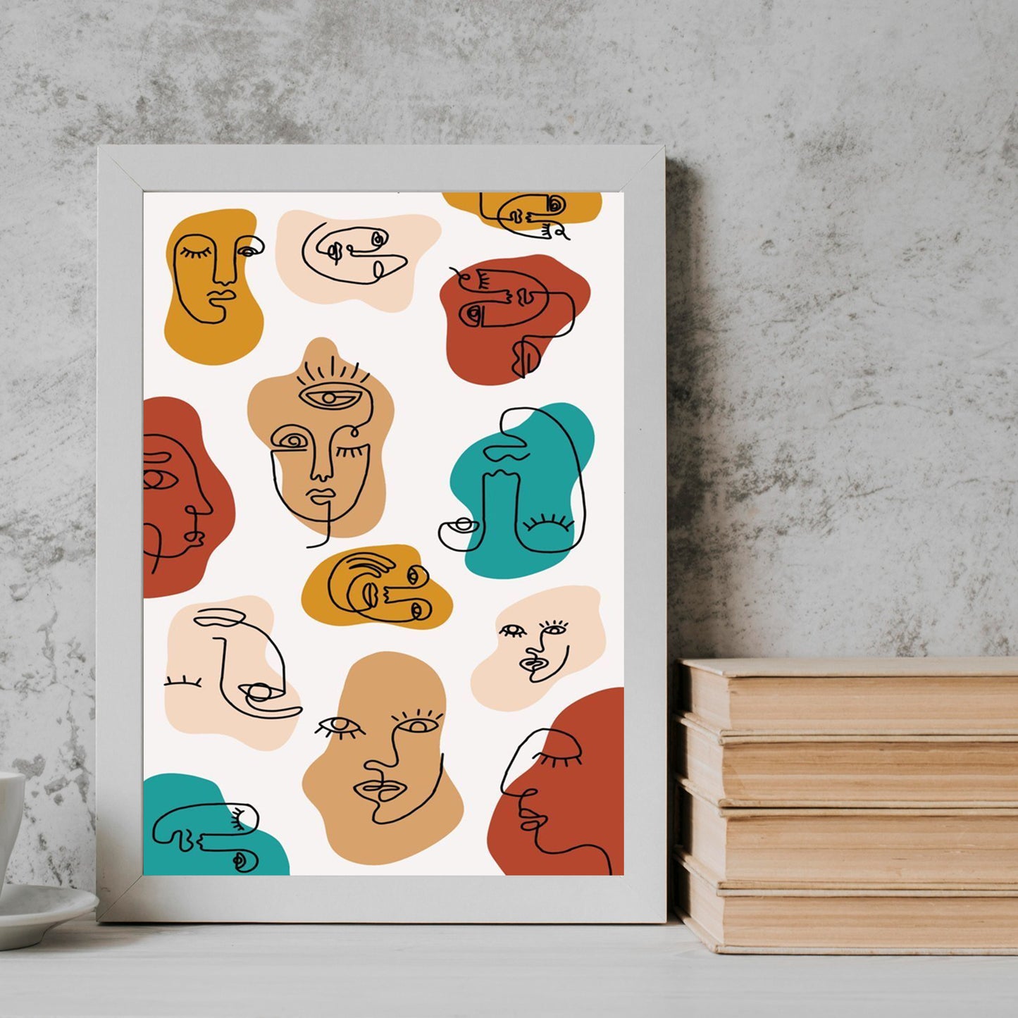 Modern Mesh Pattern posters Frame