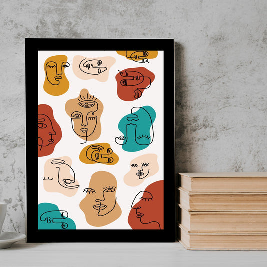 Modern Mesh Pattern posters Frame