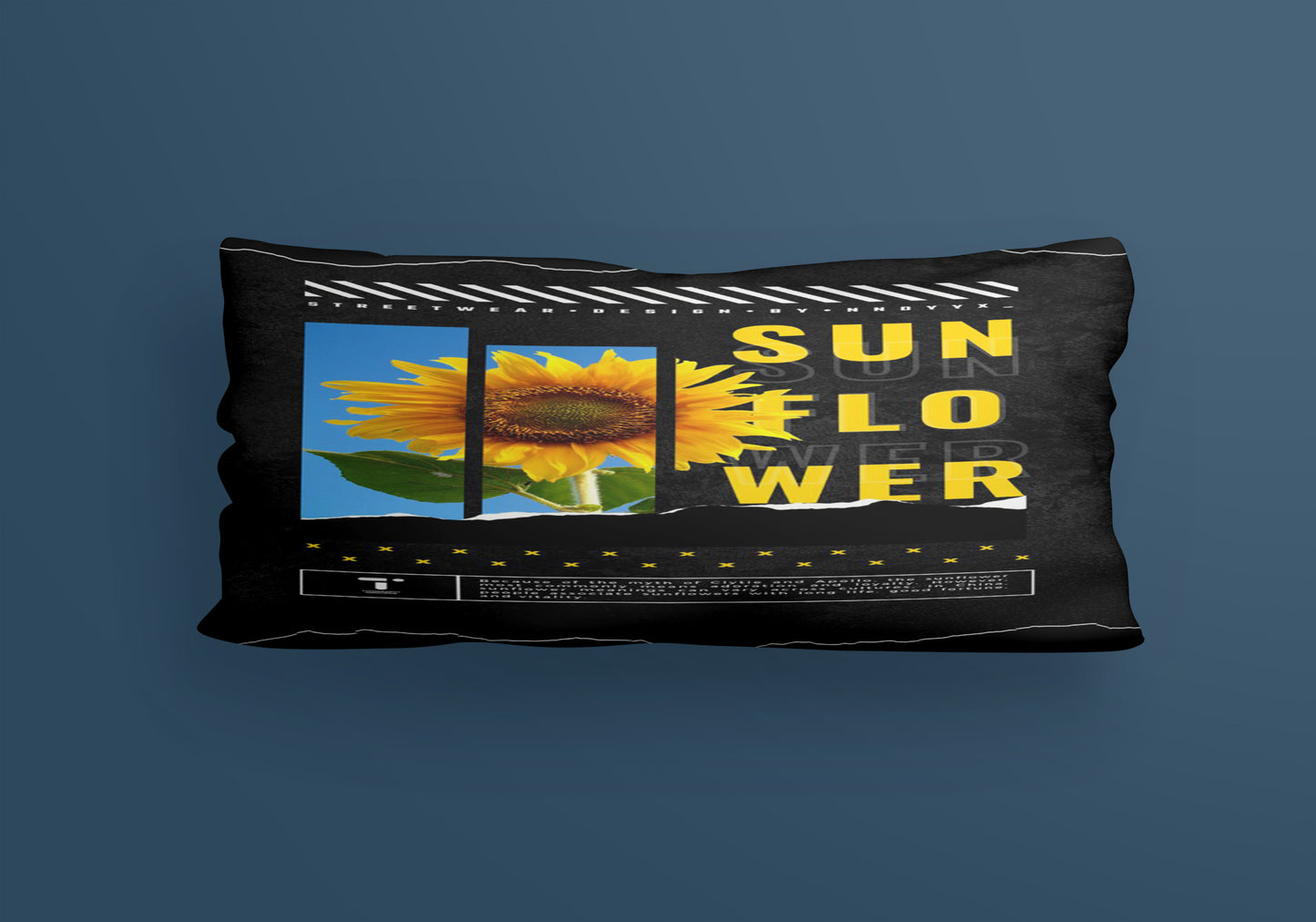 Sunflowr Art Velvet Cushion