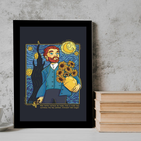 Van Goh Flower Art Frame