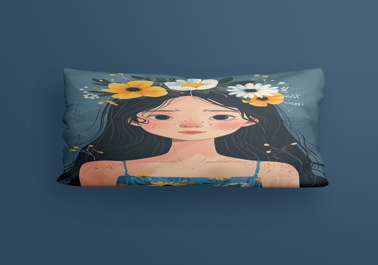 Girls Flower Girls Velvet Cushion